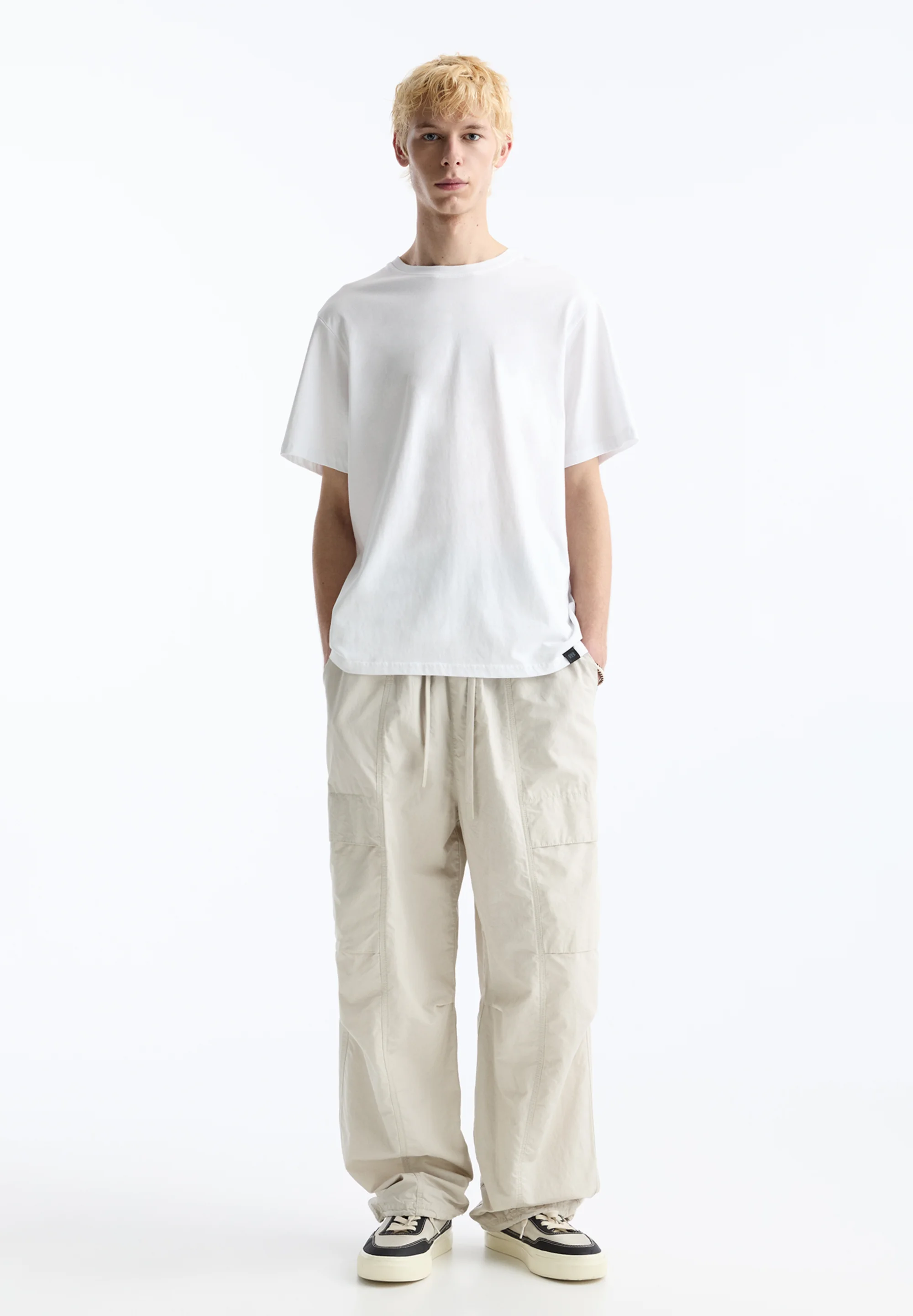 PULL&BEAR BAGGY RUSTIC - Pantalones cargo