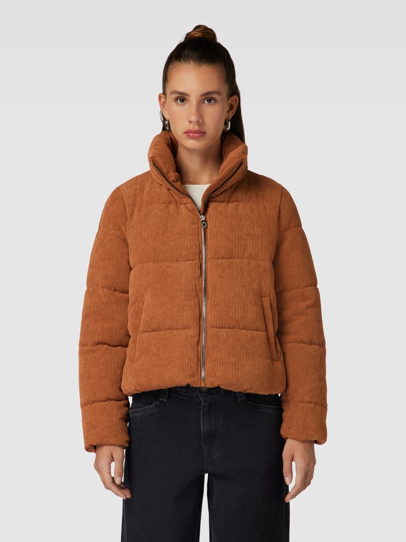 Cordjacke mit Stehkragen Modell 'NEWDOLLY' in camel