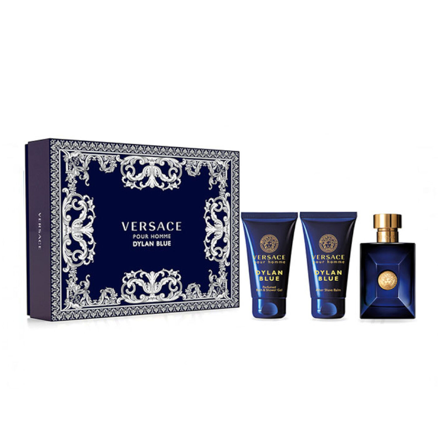 Versace Dylan Blue Coffret Eau De Toilette 50 ml + 2 Produits