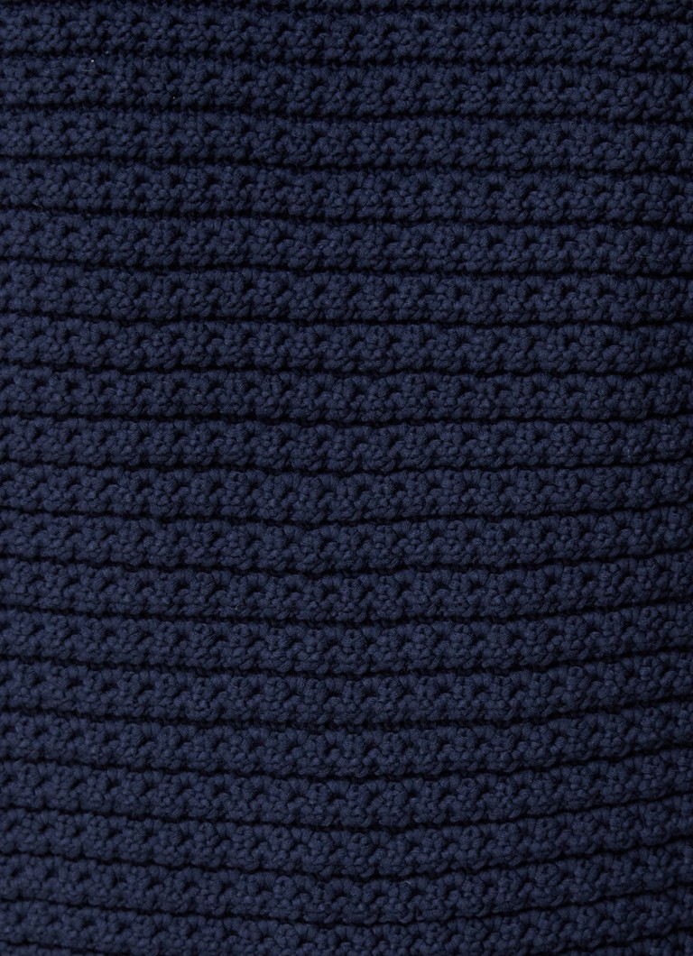 ba&sh Gustave chunky knit crop top in organic cotton blend