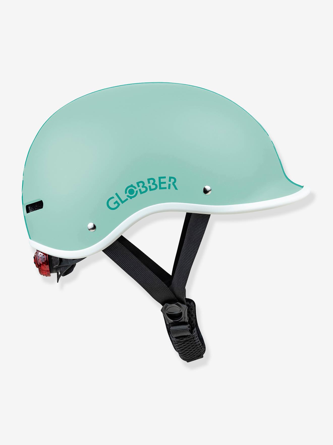 Globber Kinder Helm Urban GLOBBER mit LED-Rücklicht, 47-51 cm - mintgrün