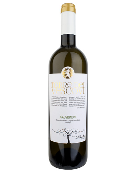 Vicenza DOC Torre dei Vescovi Sauvignon 2022 Colli Vicentini 0,75 ℓ