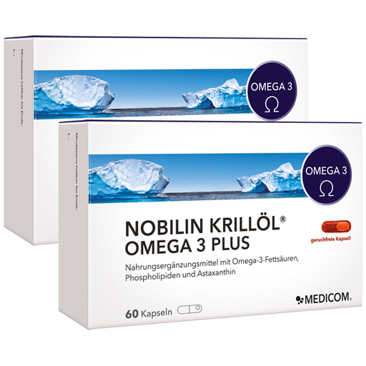 NOBILIN Krillöl Omega-3 Plus Kapseln  2X60 St  Kapseln