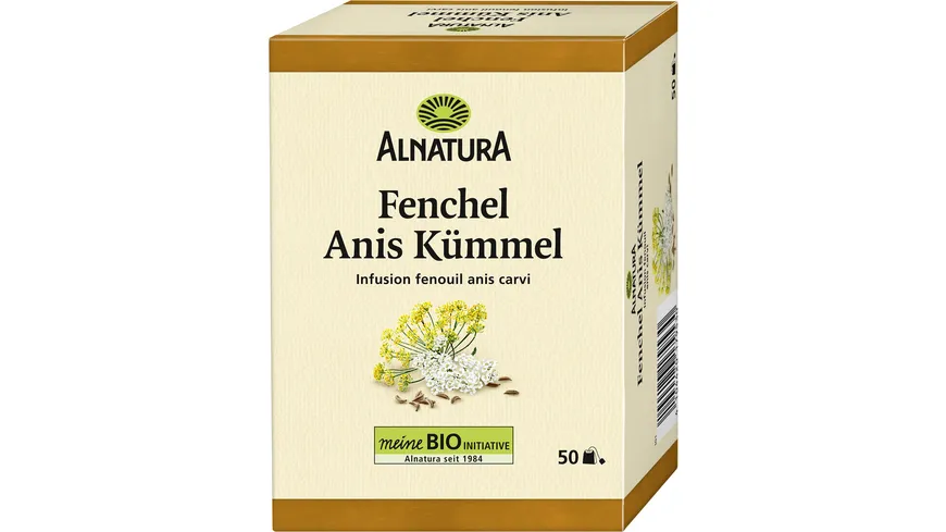 Alnatura Bio Fenchel Anis Kümmel Tee 112.5 g