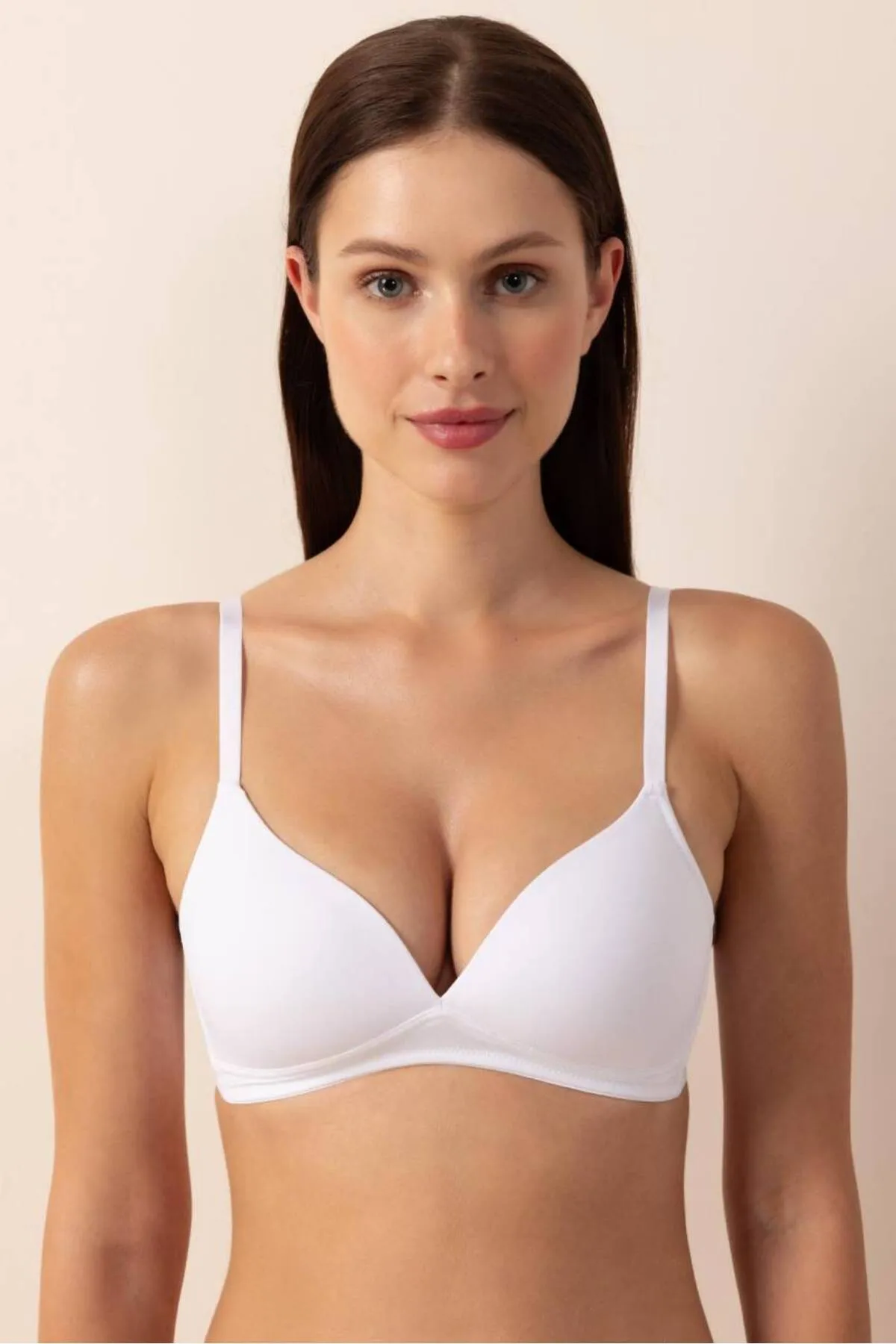 AYYILDIZ  Ayyıldız 3654 Weißer BH ohne Bügel