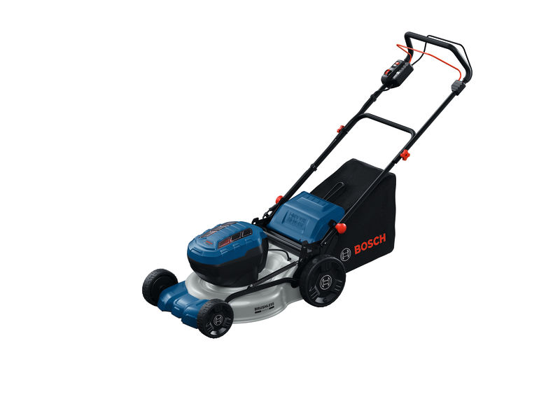 Mașină de tuns iarba fără fir Bosch Blue 06008C8201 GRA18V2-46SP 2x baterie ProCORE18V 5.5Ah și încărcător GAL 18V-80 în cutie