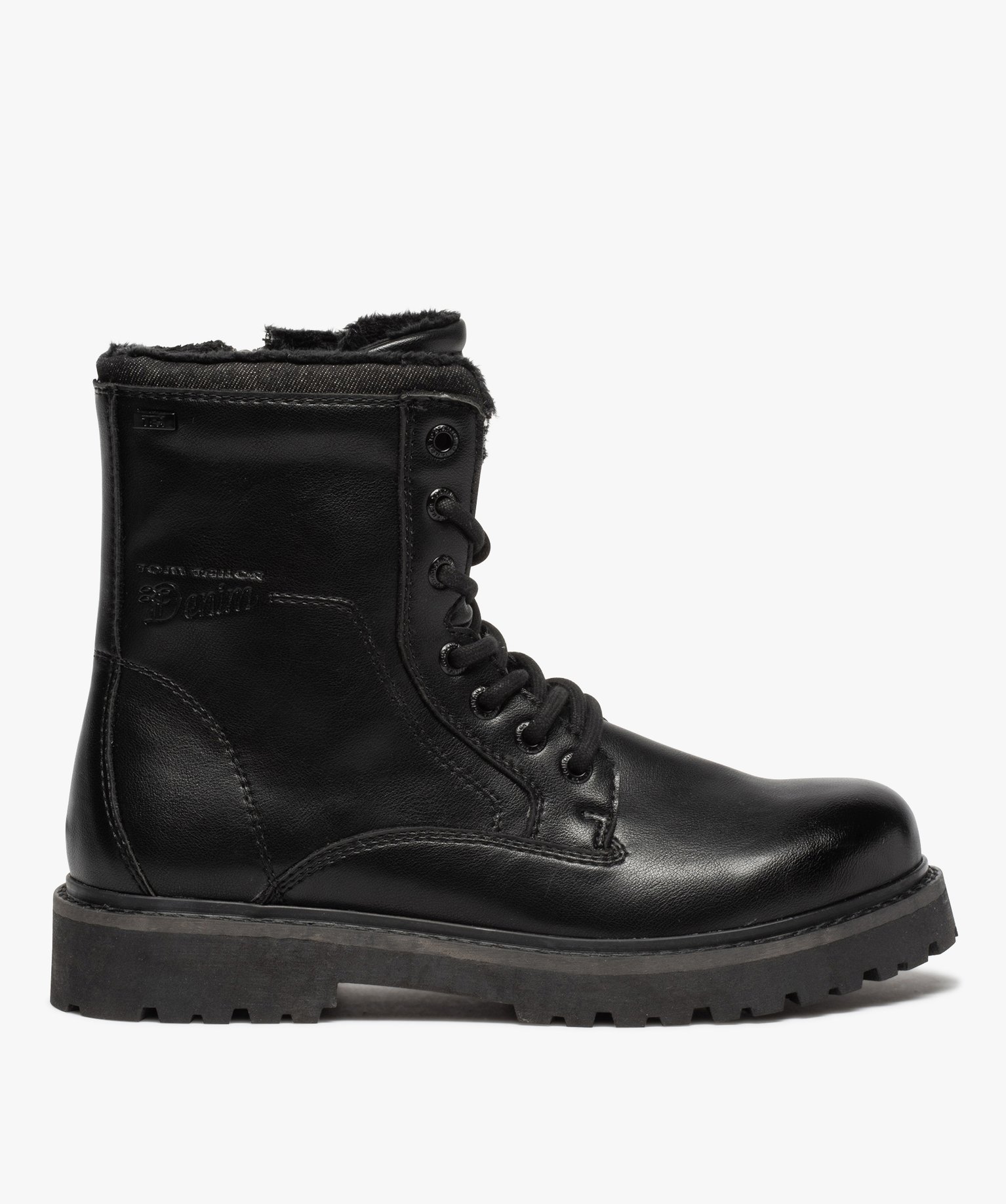 Boots homme unies à semelle crantée – Tom Tailor | GEMO