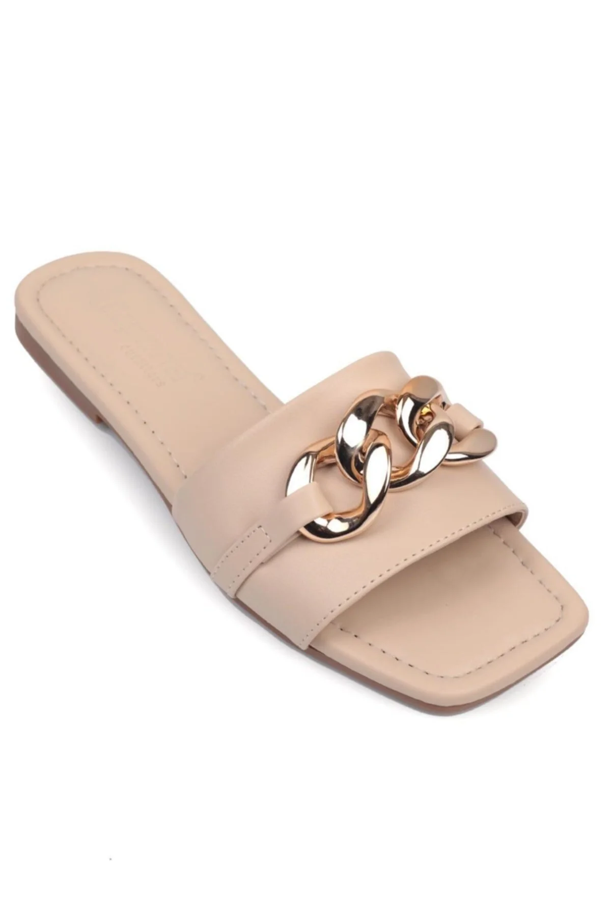 Capone Outfitters  Capone Single Band Chain Damen-Hausschuhe