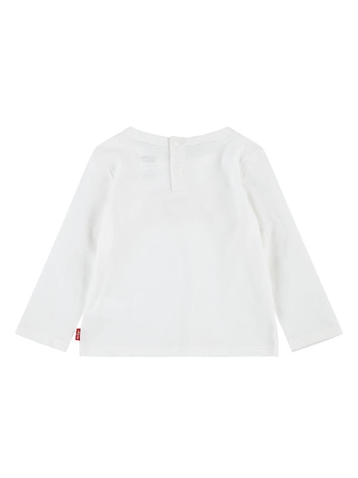 Levi's Kids Longsleeve in Weiß günstig kaufen