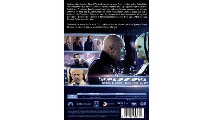 STAR TREK: Picard - Staffel 2  [4 DVDs]