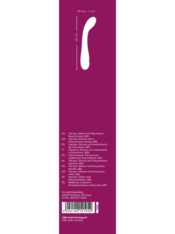 Sweet Smile G-Punkt Vibrator G-Spot Vibrator in lila günstig kaufen 20 cm