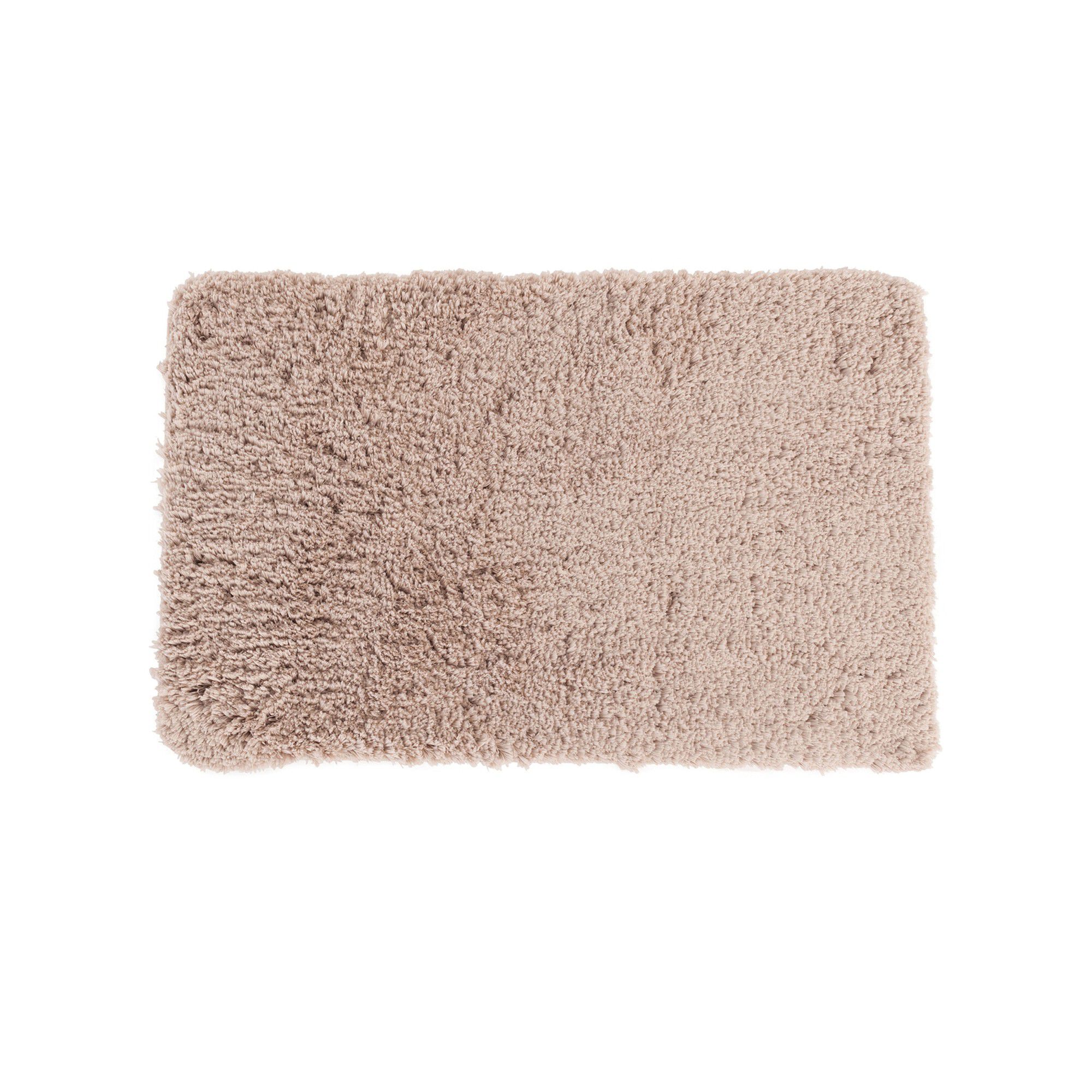 Tapis de bain uni moelleux microfibre