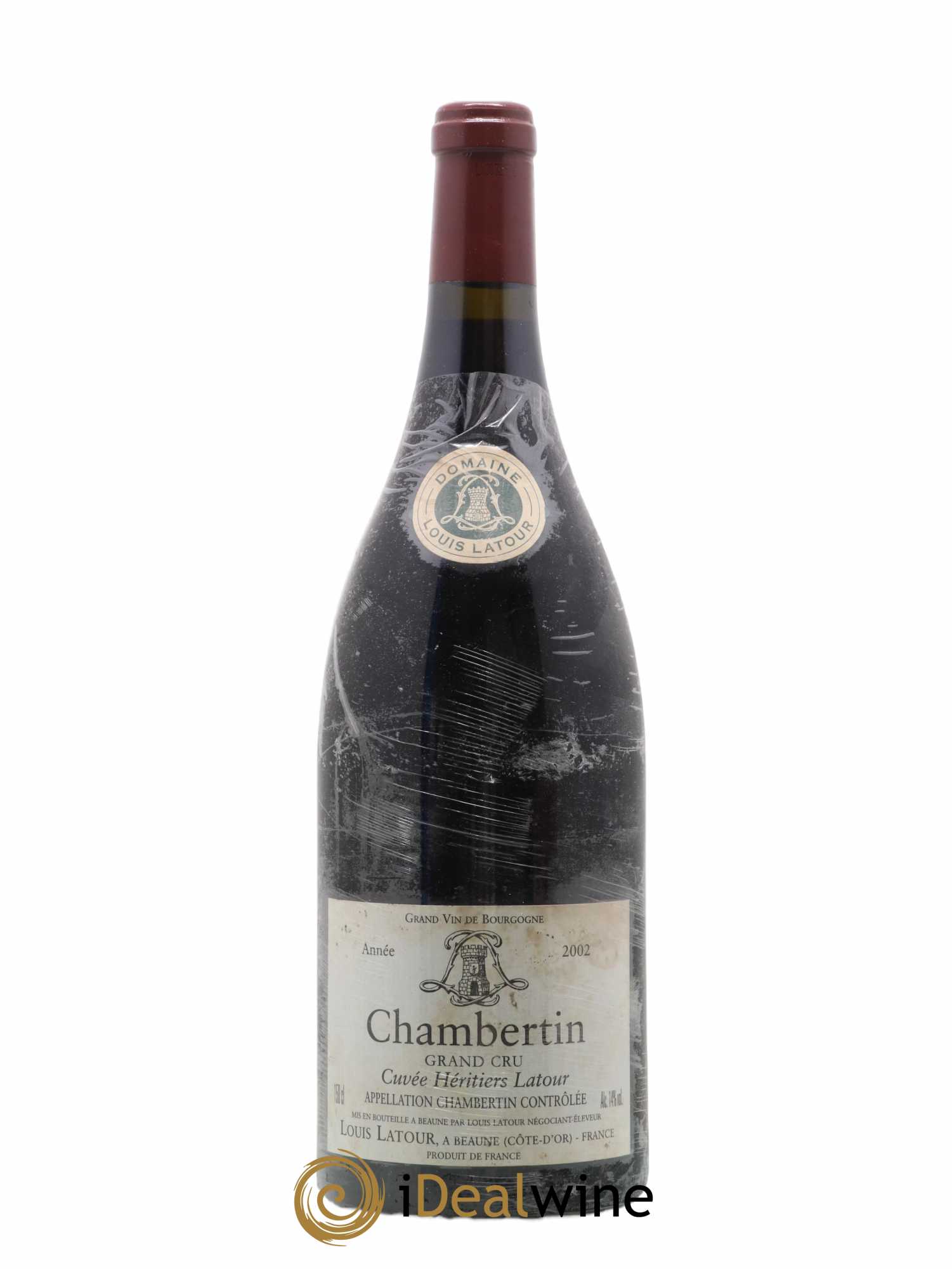 Chambertin Grand Cru Cuvée Héritiers Latour Louis Latour  2002 - Lot de 1 Magnum