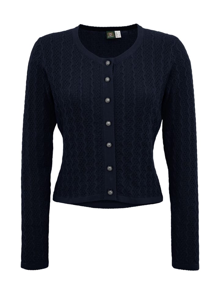 OS-Trachten Strickjacke 457000-7019 in marine günstig kaufen