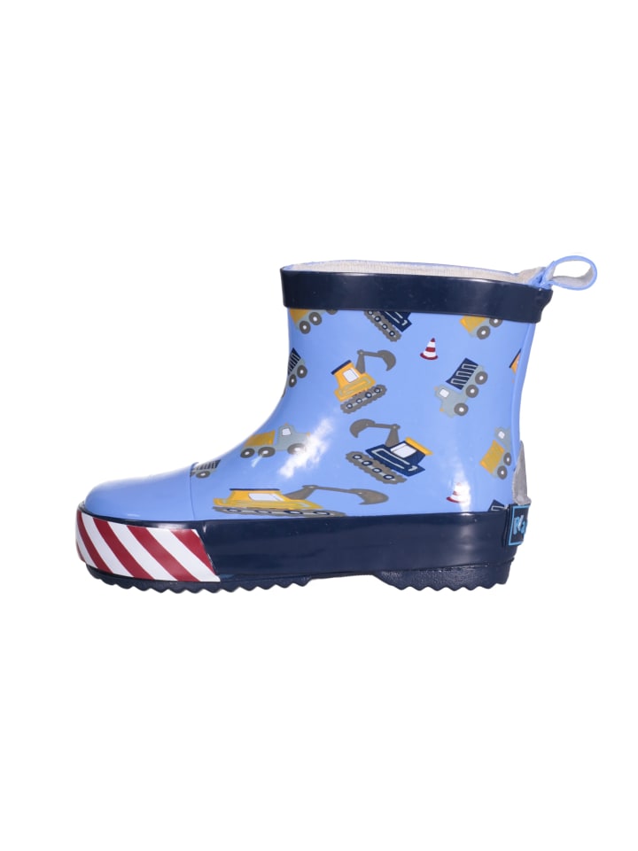 Playshoes Gummistiefel Halbschaft Baustelle in Bleu günstig kaufen