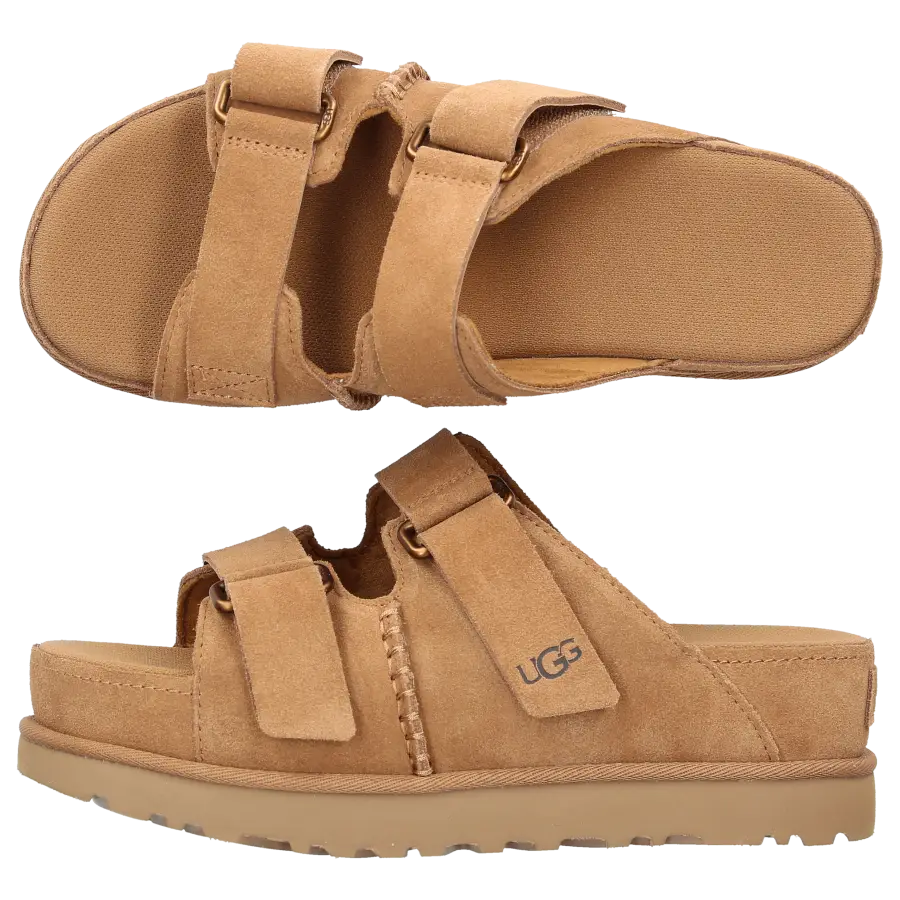 UGG - Sandalen GOLDENSTAR HI Veloursleder - braun