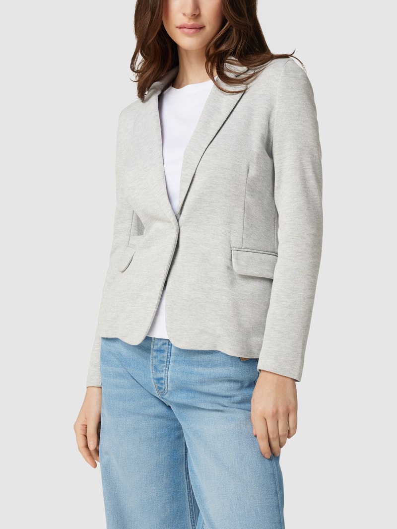 Blazer mit Pattentaschen Modell 'JULIA' in mittelgrau