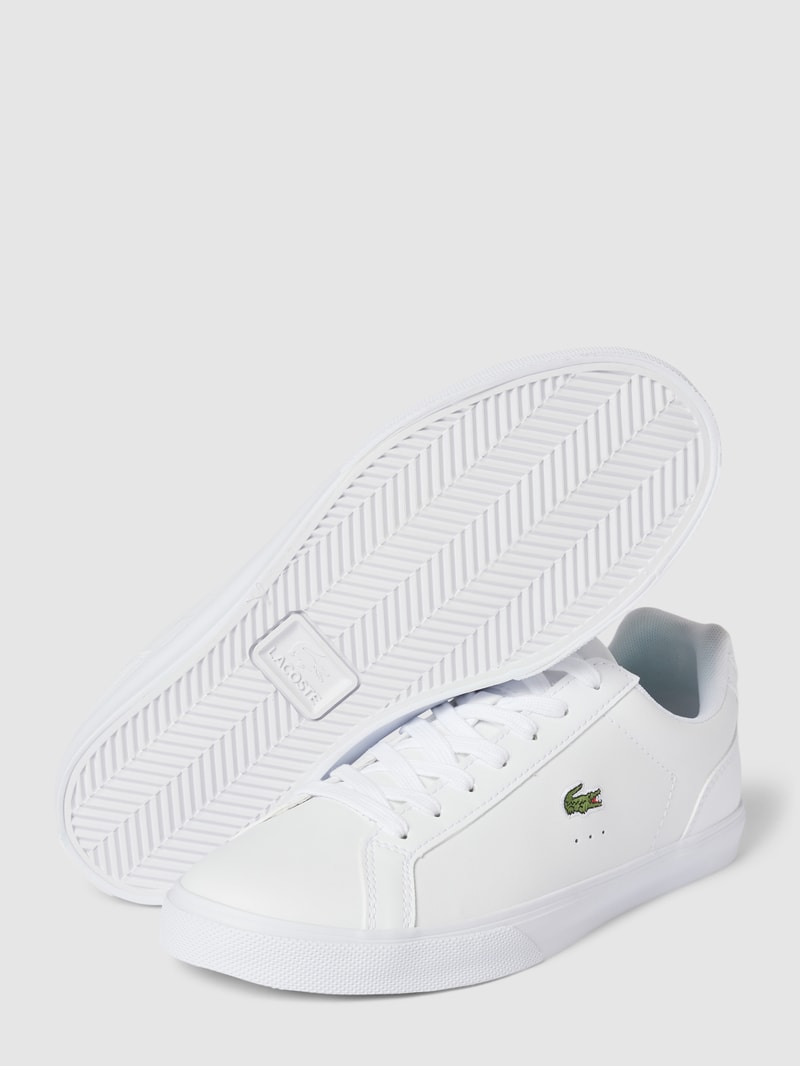 Sneaker mit Logo-Stitching Modell 'LEROND' in weiß
