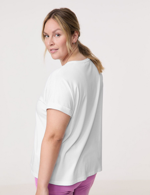 Lässiges Shirt mit verziertem Frontprint