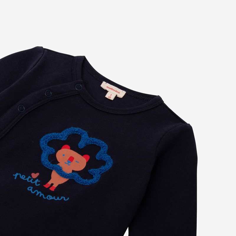 Tee-shirt bio bébé garçon nuage Catimini