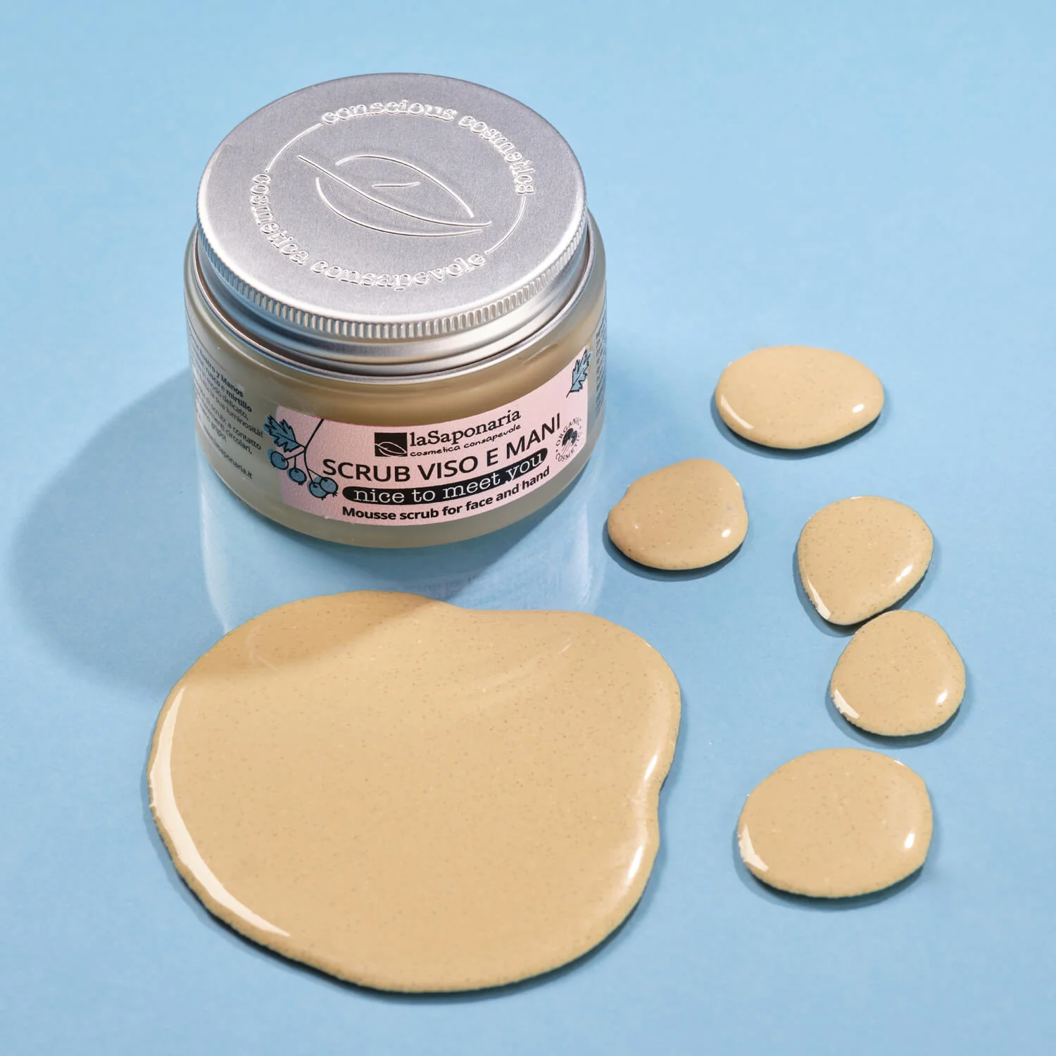 Wonder Pop Mousse Scrub pentru față și mâini - ÎNCÂNTAT SĂ VĂ CUNOȘTINȚĂ - Exfoliant facial, Tratament pentru mâini