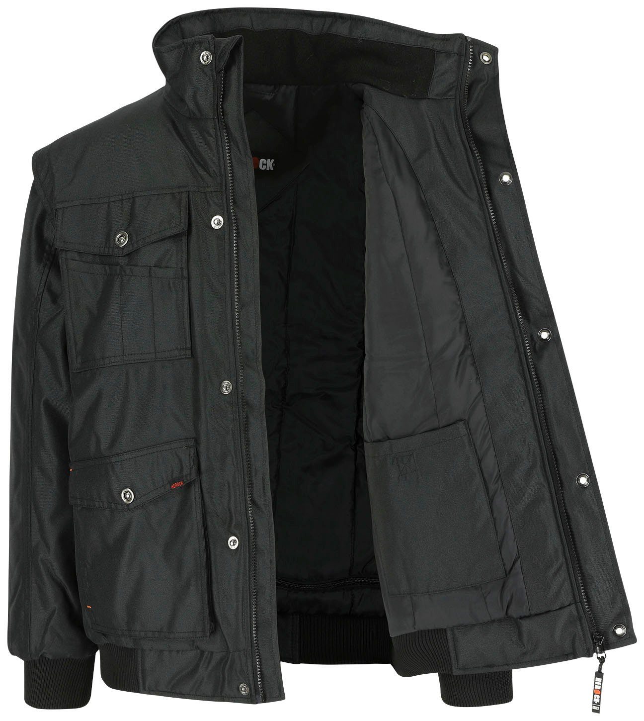 Herock Arbeitsjacke Balder Jacke Atmungsaktive, wasserabweisende & winddichte Jacke mit vielen Taschen