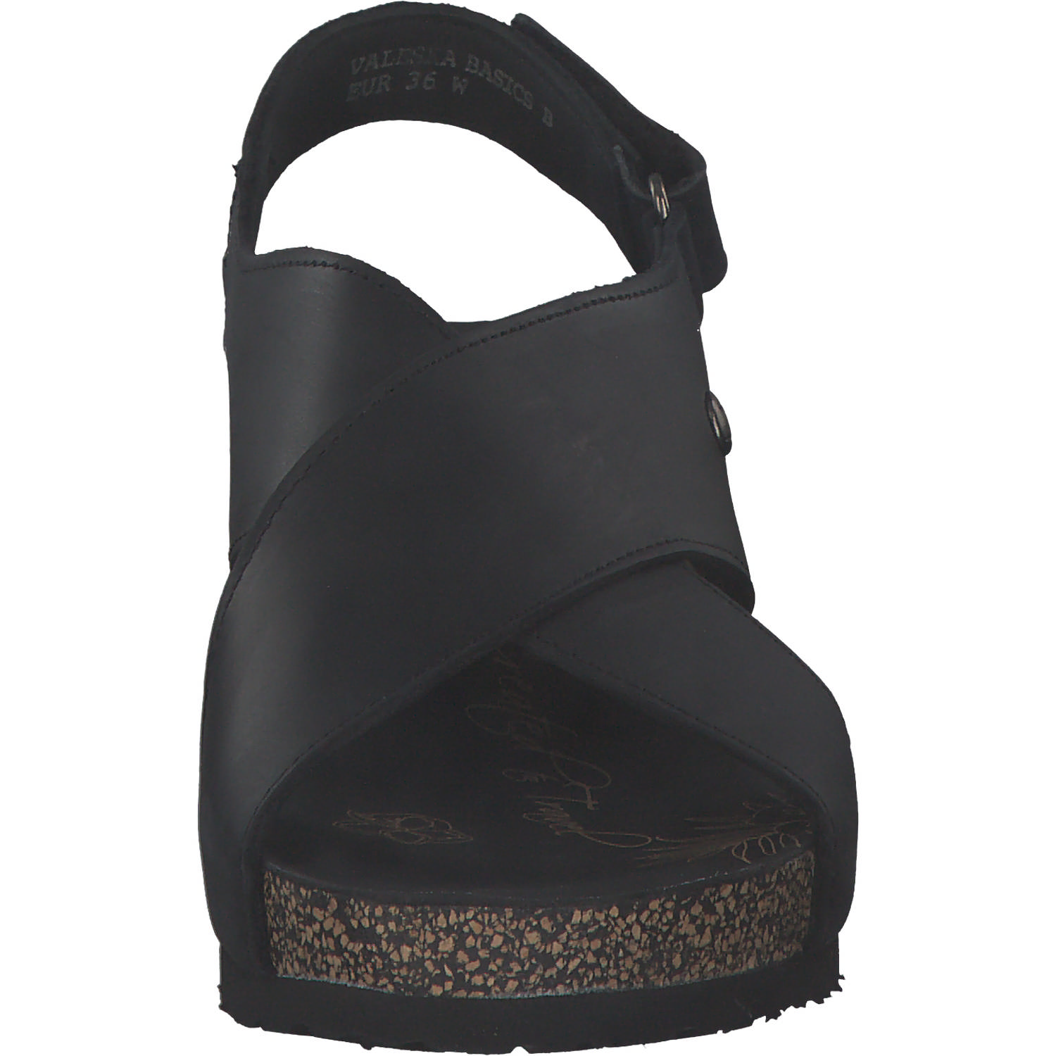 Panama Jack Valeska B, Keilsandaletten, Damen, Schwarz