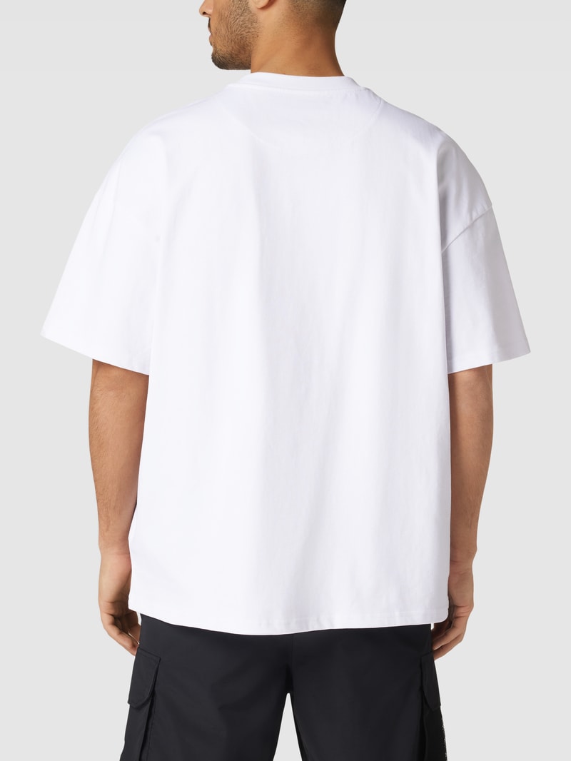 Oversized T-Shirt mit Label-Stitching - P&C X Karl Kani in weiß