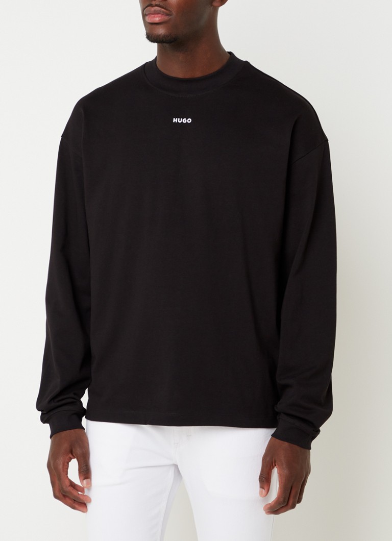 Camicia a maniche lunghe HUGO BOSS Daposo con logo