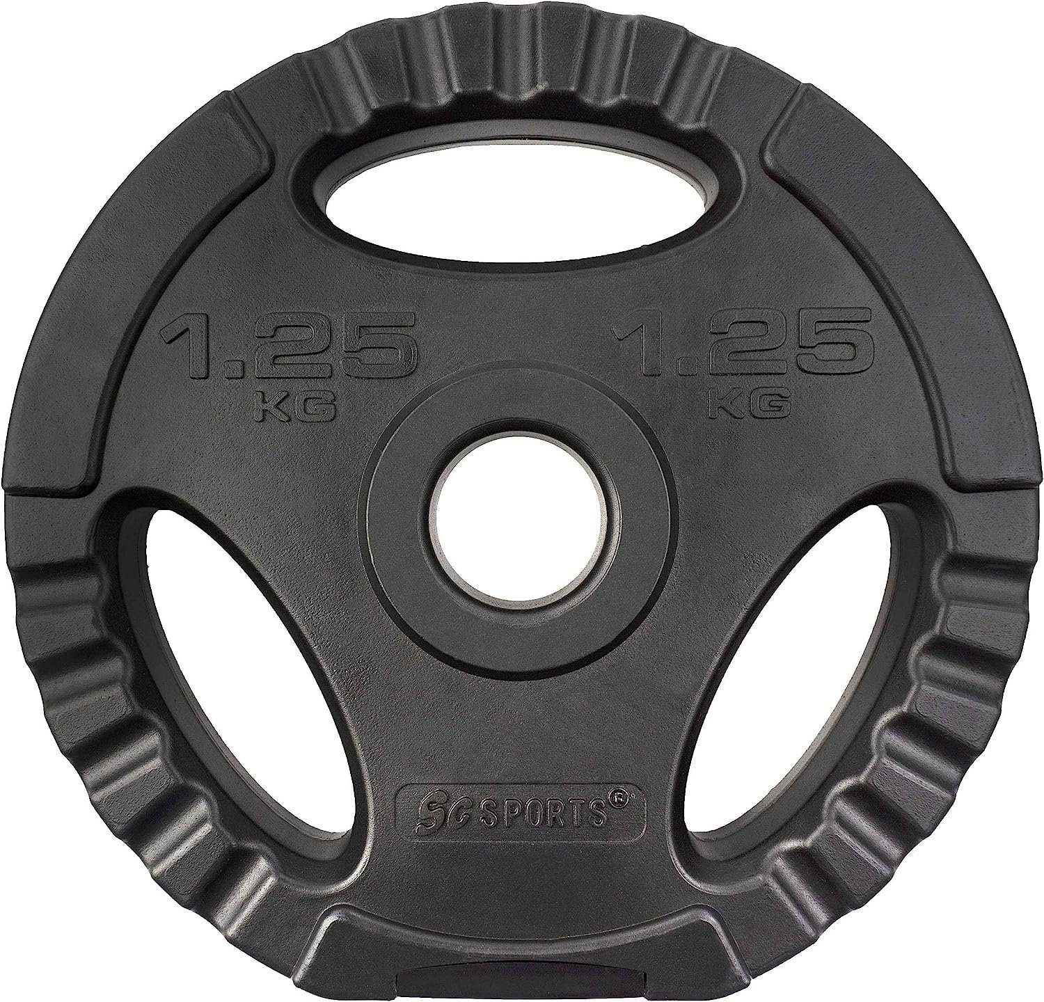 ScSPORTS® Hantelscheiben 2er Set 1,25/2,5/5/10/15kg 30mm Gewichtsscheiben Hantel, 2.5 kg, (2-tlg)