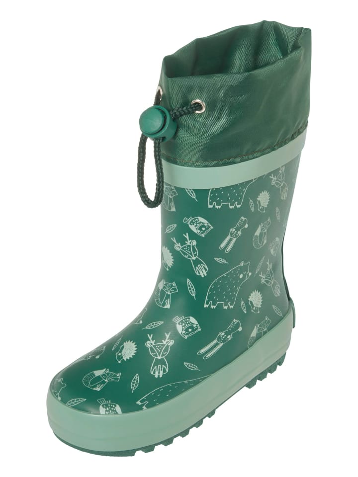 Playshoes Gummistiefel Waldtiere in Petrol günstig kaufen