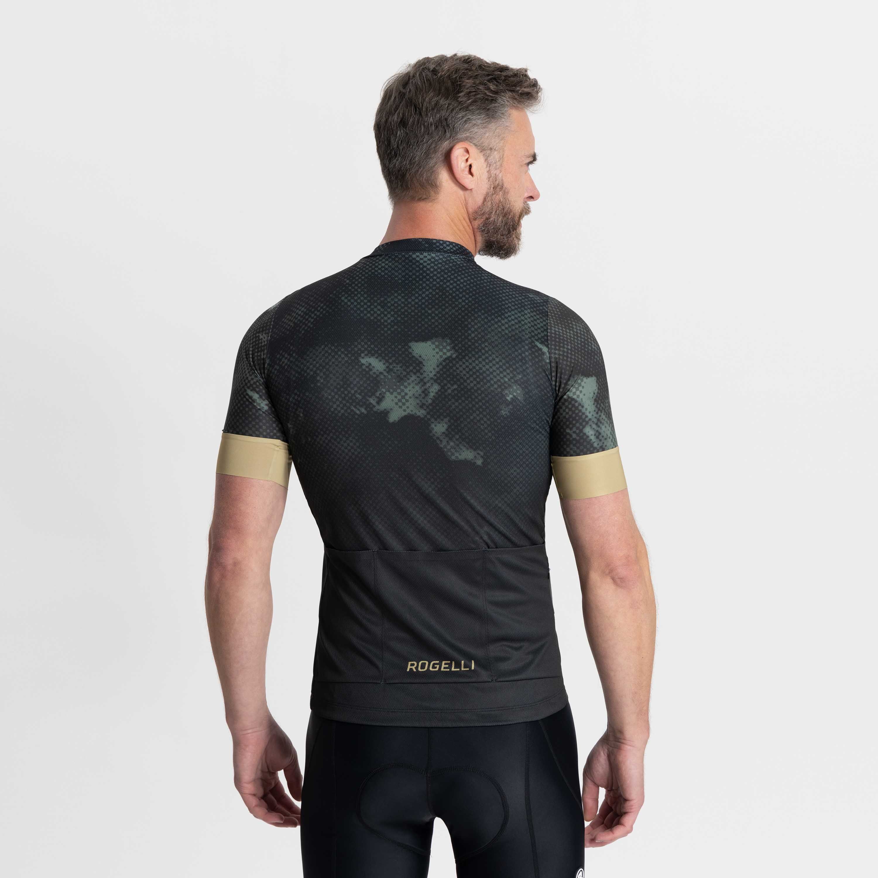 Rogelli Nebula Grün Herren Radtrikot Kurzarm