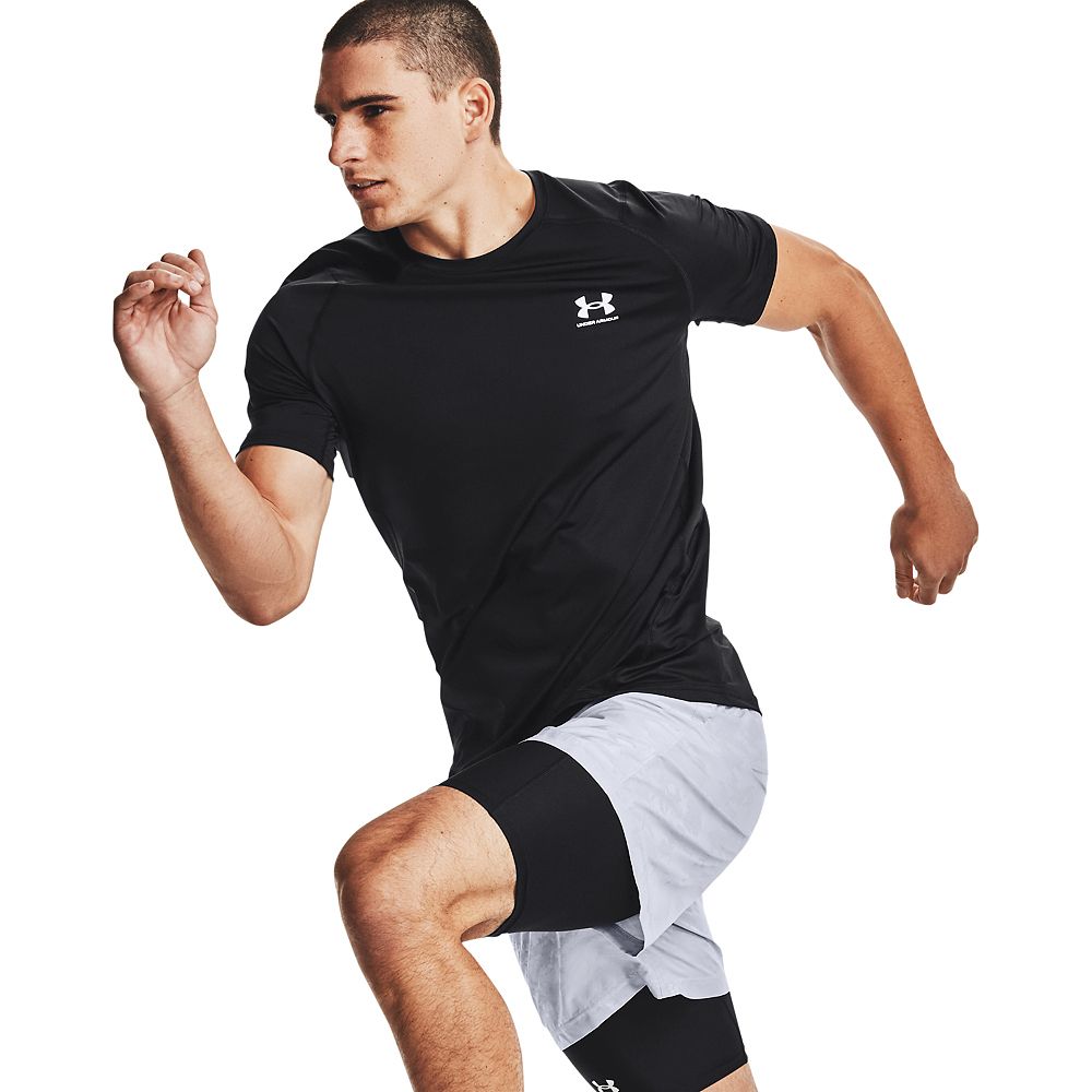 HeatGear Armour Fitted Short Sleeve Shirt
