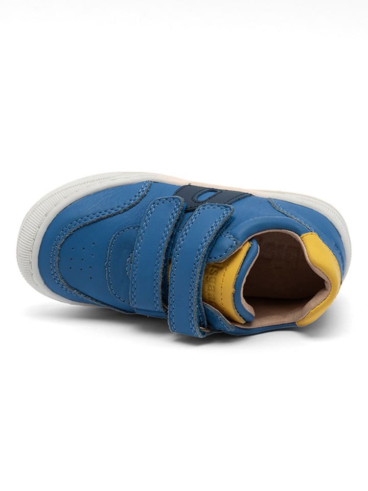 bisgaard Leder-Sneakers in Blau günstig kaufen