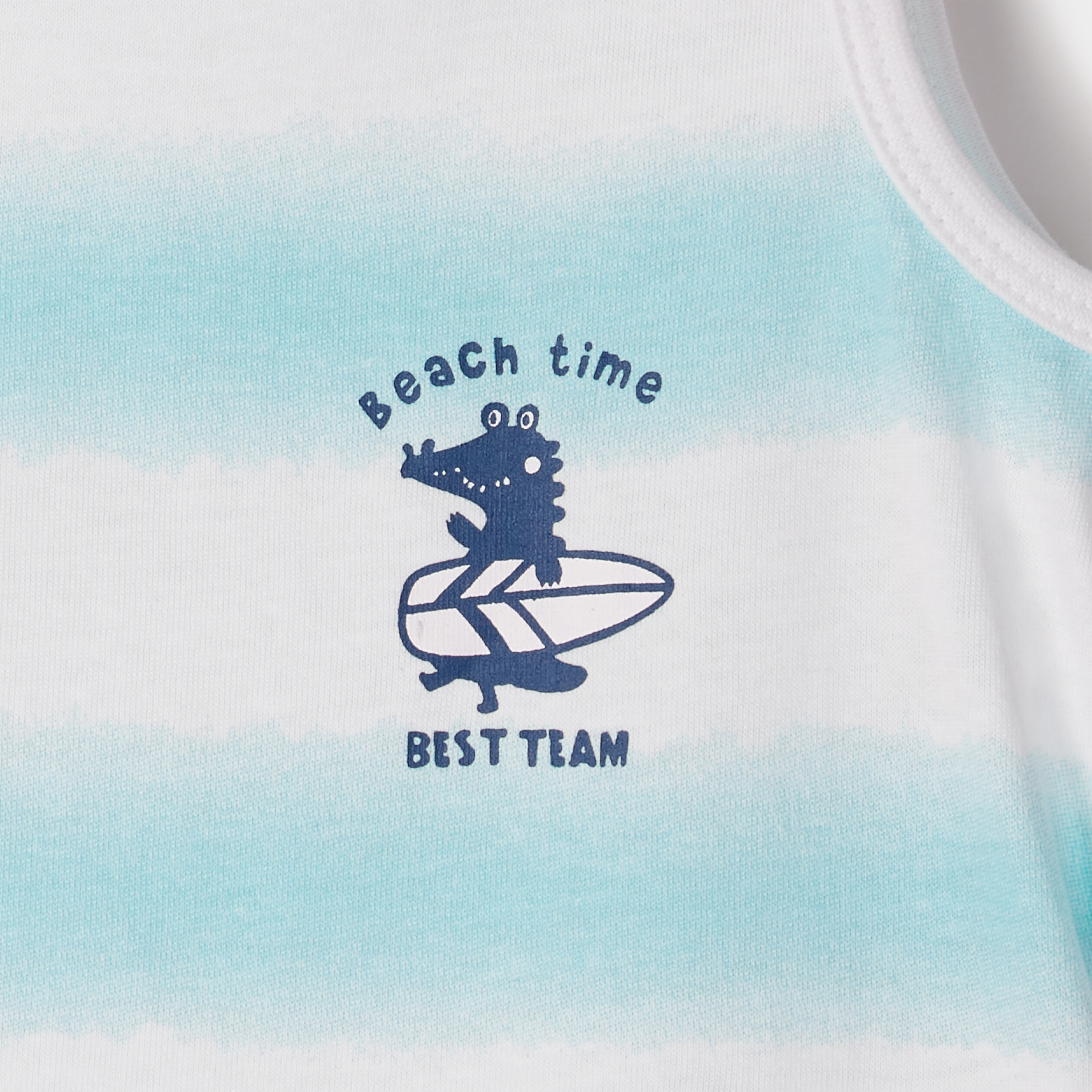 Ensemble Kimbaloo bleu turquoise bébé garçon | La Halle