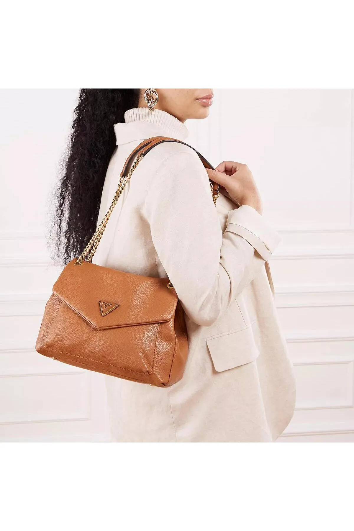 Guess  Laryn Convertible Xbody Flap Cognac