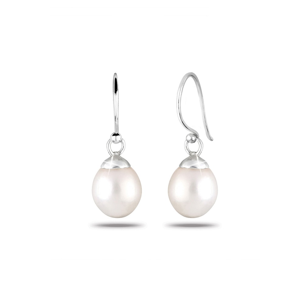 Elli Elli Boucles d'Oreilles Süwasserzuchtperlen 925 Sterling Silber Boucles d'oreilles