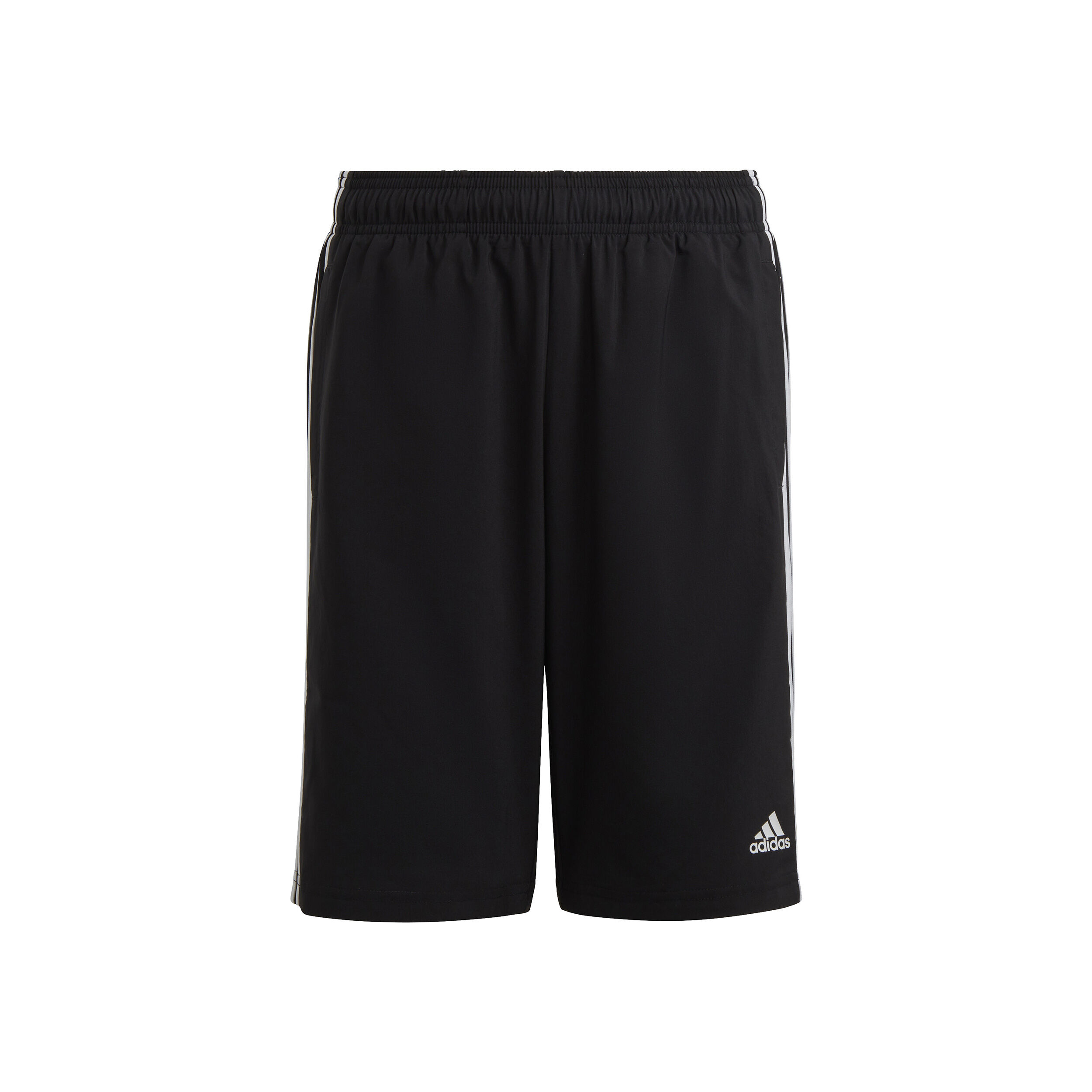3-Stripes Woven Shorts Jungen - Schwarz, Weiß