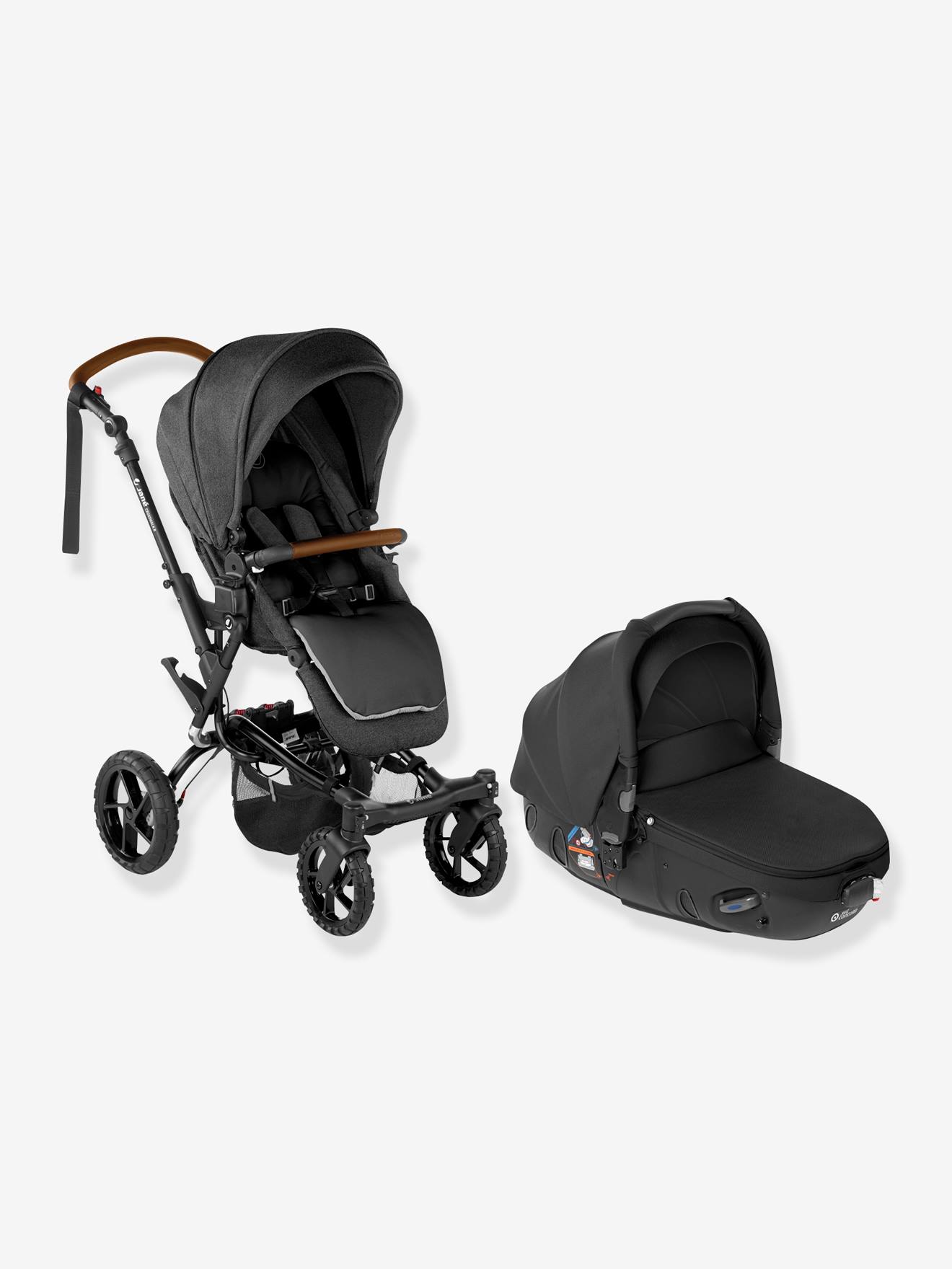 Jane Kombi-Kinderwagen CROSSWALK R + Babyschale Gr. 0+ MATRIX LIGHT 2 JANE 2022 - grau