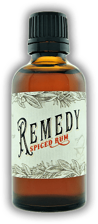 Remedy Spiced Rum 0,05 Liter Remedy Spiced Rum 0,05 Liter Facettenreiche und charaktervolle Spirituose auf der Basis von Rum. 0,05	 Liter - Vol 41,5%