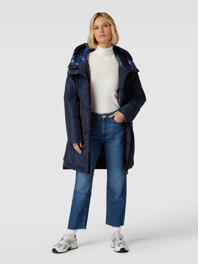 Parka mit Kapuze Modell 'PAYTEN' in marineblau