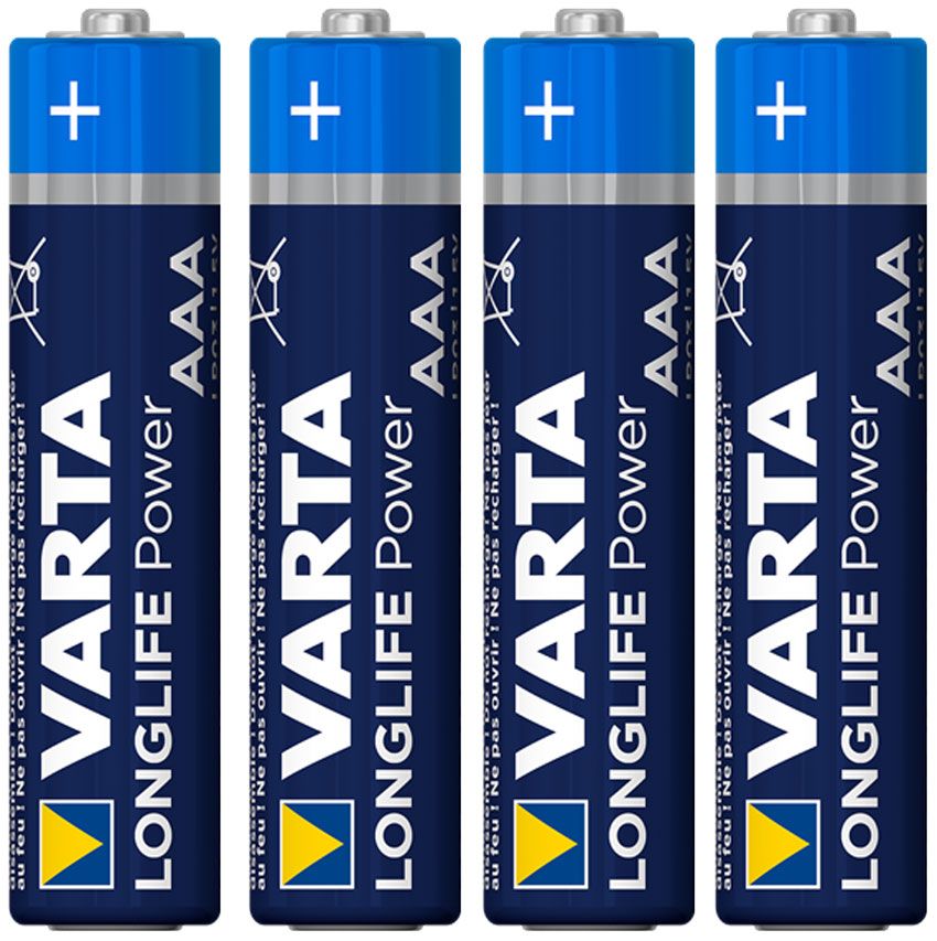 Varta Longlife Power Micro AAA Batterie (4 Stück) kaufen | Bike-Discount