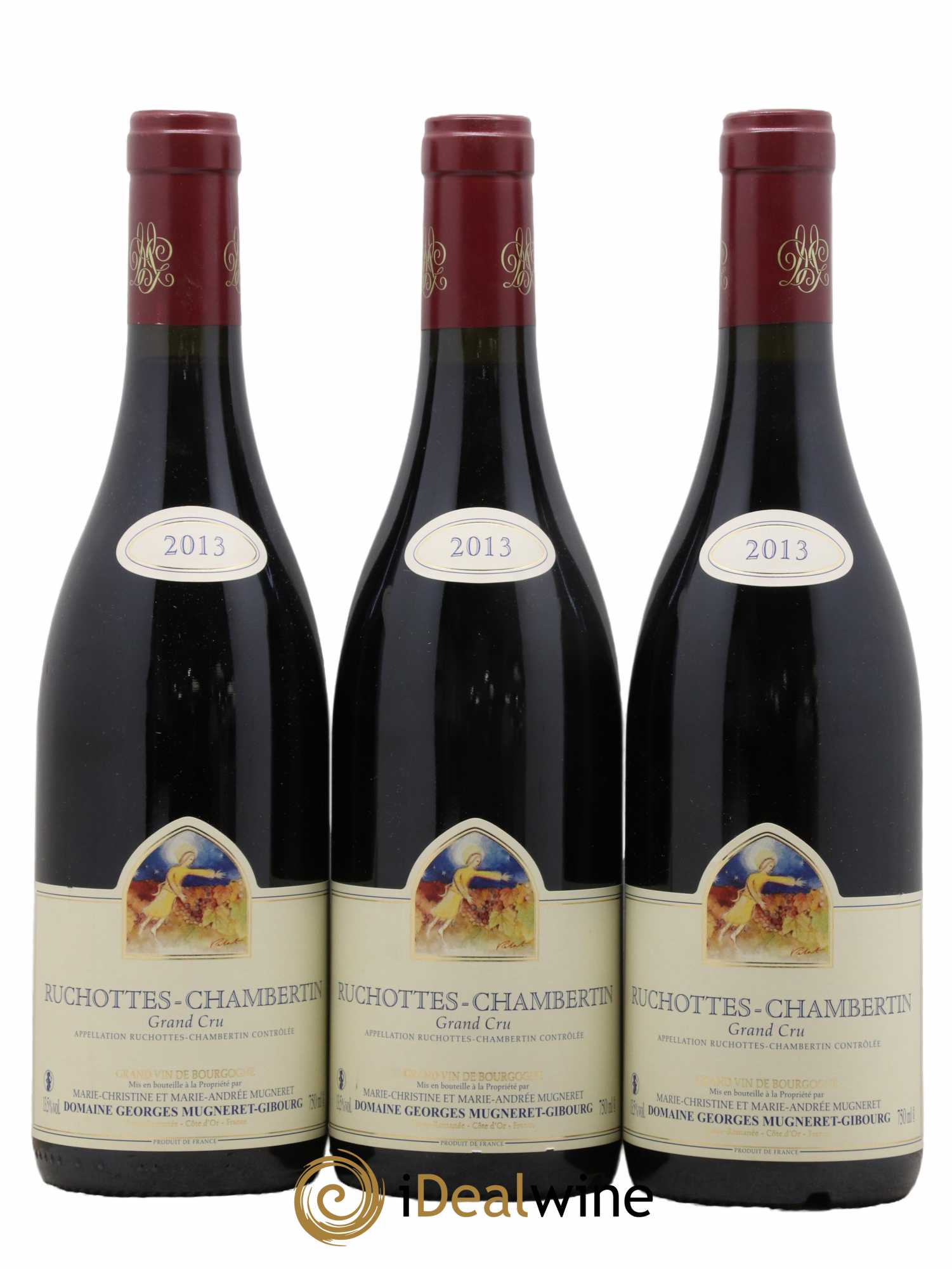 Ruchottes-Chambertin Grand Cru Mugneret-Gibourg (Domaine)  2013 - Lot de 3 Bouteilles