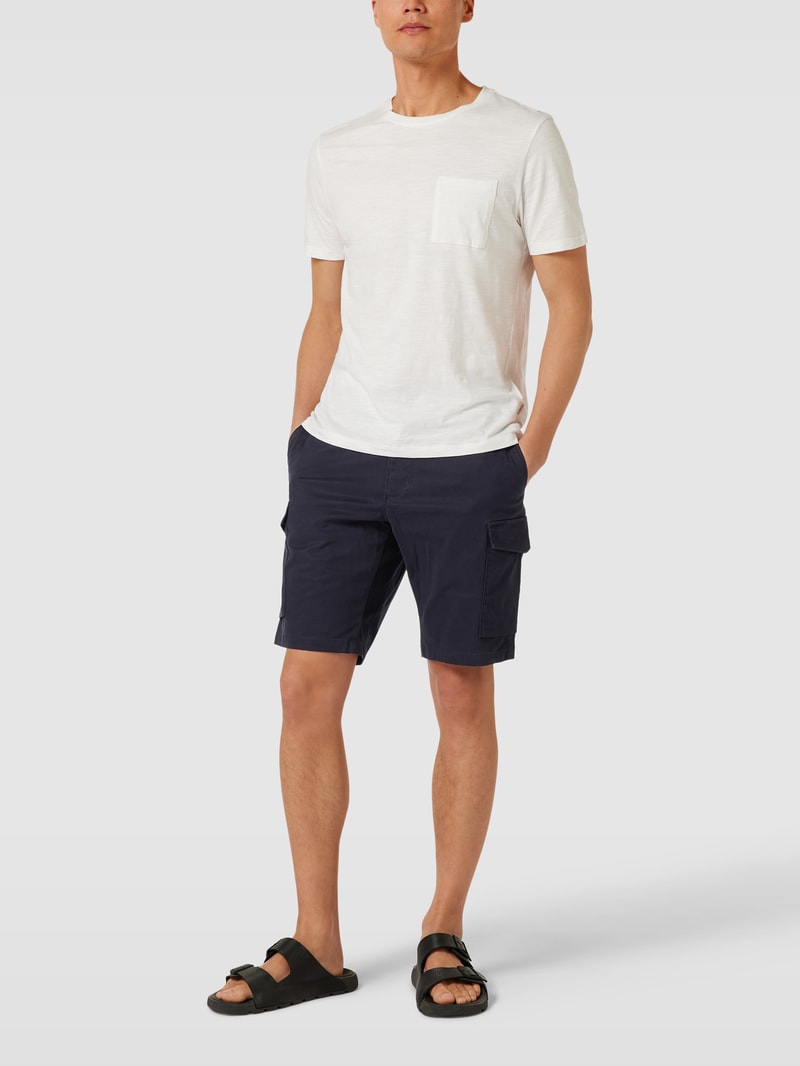Cargoshorts mit aufgesetzten Taschen Modell 'HARLEM' in marineblau