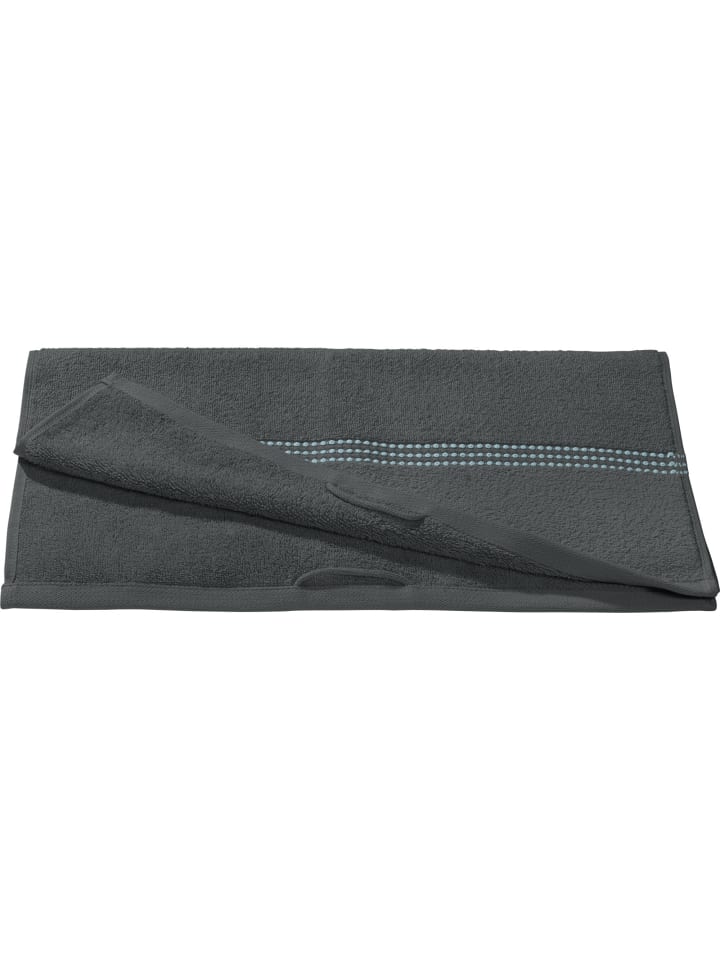 Erwin Müller Frottier Handtuch 6er-Pack Mannheim in anthrazit günstig kaufen 50 x 100 cm