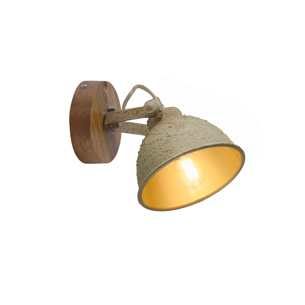 JUST LIGHT LeuchtenDirekt Wand- und Deckenleuchte SAMIA, 1x E14 max. 40,00 Watt, dreh- und schwenkbar, Innenleuchte, IP20