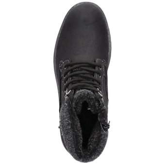 Puccetti Schnür Boots in schwarz