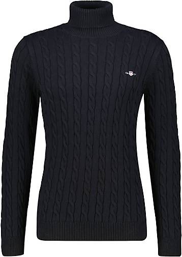 GANT Herren Rollkragenpullover COTTON CABLE TURTLE NECK