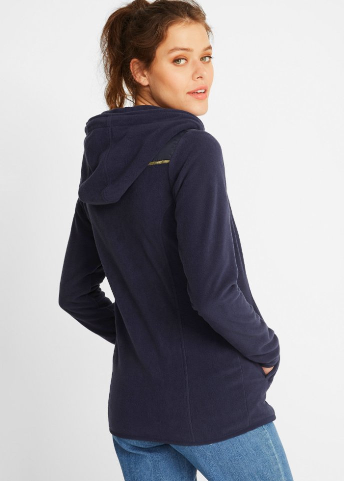 Fleecejacke mit Aufdruck