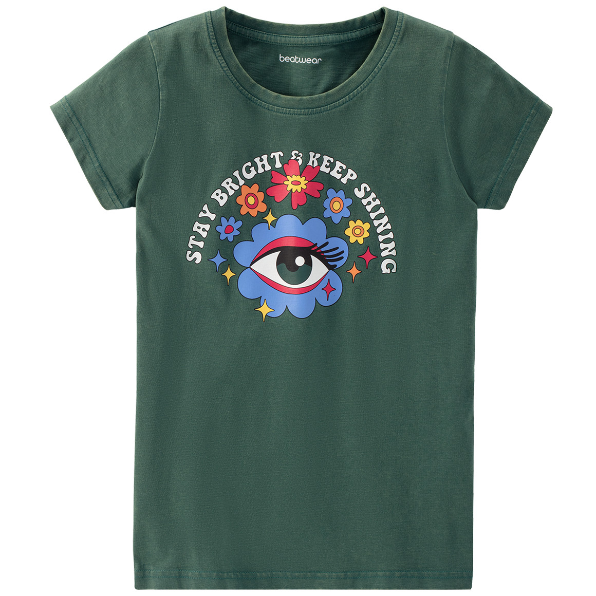 Mädchen T-Shirt mit buntem Print